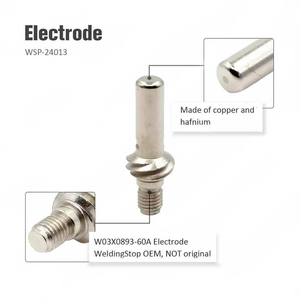 Cutting Torch Consumables 22 Pcs Electrode Ref Guard Ref KP2845-1 KP2845-8 Plasma WSP-24016 WSP-24017 Tool Kit