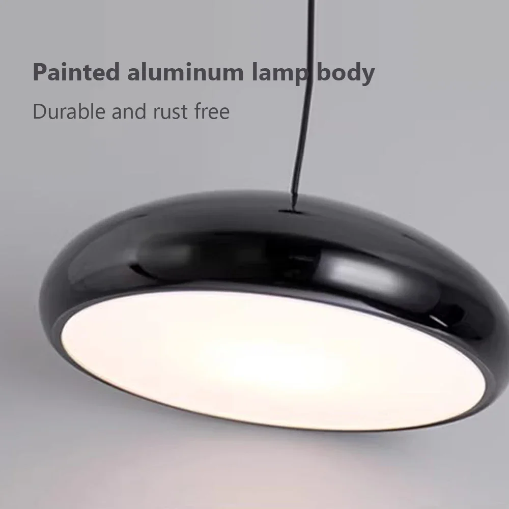 Nordic LED aluminiowa lampa wisząca, okrągła oprawa wisząca, salon, jadalnia, wystrój oświetlenia domu, 35 cm, 45 cm, 60 cm