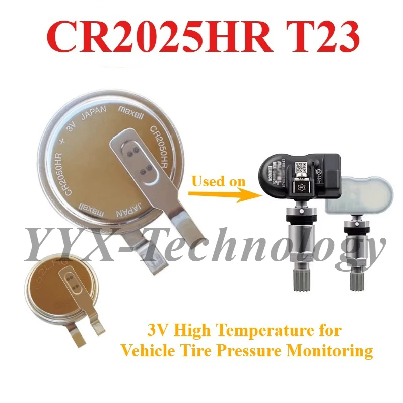 1-2 шт. CR2050HR CR2050 2050HR 3 В аккумуляторный конденсатор высокой температуры для мониторинга давления в шинах автомобиля SBO-T23