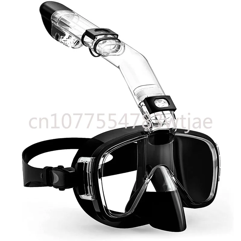 

Waterproof and anti fog diving mask, compact diving mask, adult and child dry diving mask