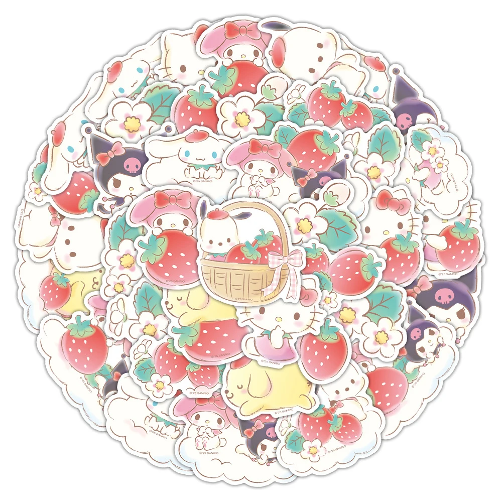 

10/30/50pcs Cute Cartoon Sanrio Anime Stickers My Melody Cinnamoroll Graffiti Sticker DIY Suitcase Laptop Phone Decals Kids Toys