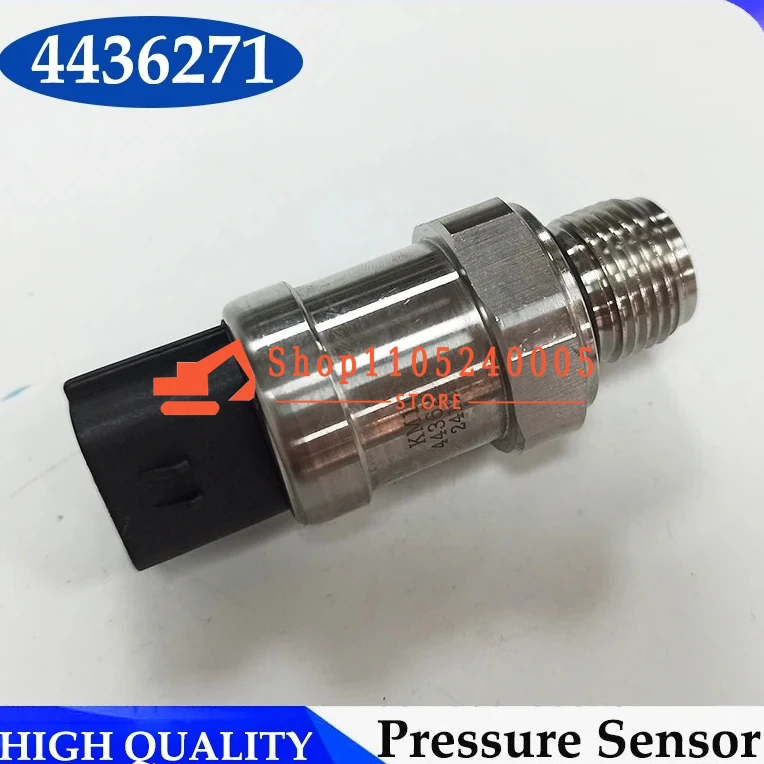High Pressure Sensor Switch 4436271 50MPa for Excavator EX120-2 EX120-3 EX120-5 EX200-2 EX200-3 EX200-5 ZX200 ZX240