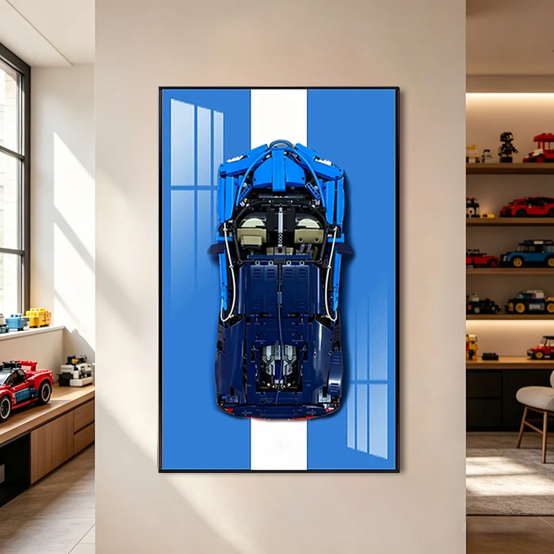 

Wall Mount lego Display box Photo Frame Suitable for LEGO 42083f1 Techni Bgti Chiron building block car model Display Wallboard