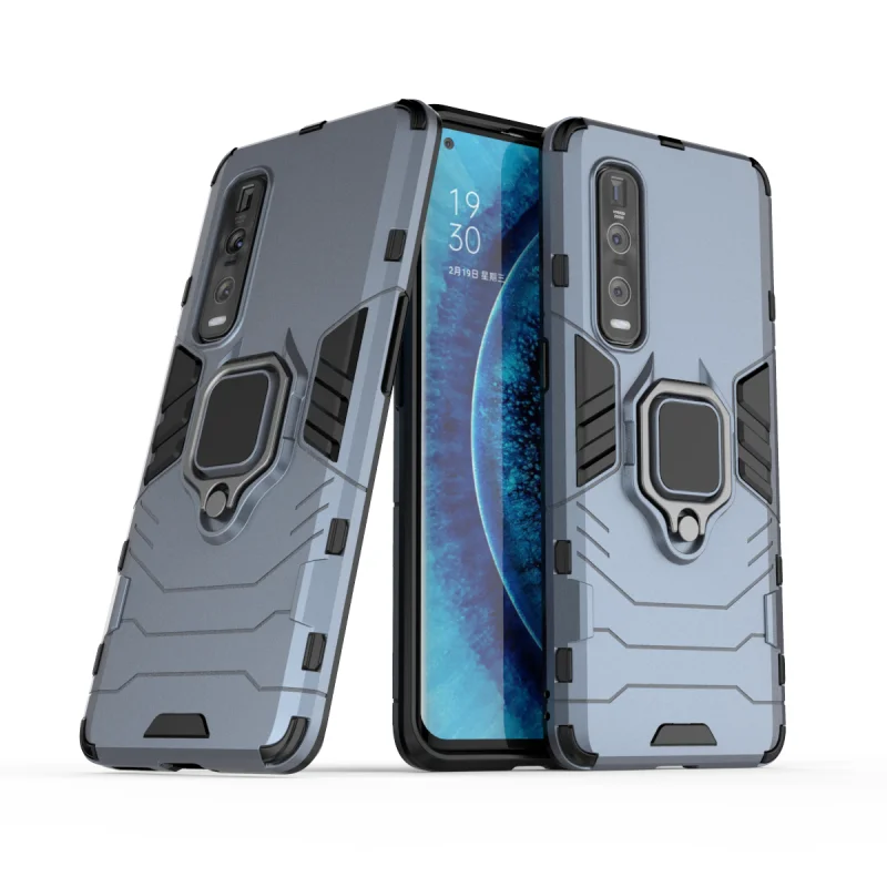 Phone Case For Oppo Reno Realme A92S 4Z 5G 6 2 3 ACE Pro X2 Find A91 A8 A31 X50 X3 Super Zoom F15 Lite K7 Neo Metal Armor Cover