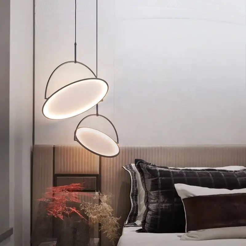 Modern led pendant light minimalist chandelier dining room kitchen bar hanging lights ceiling pendant lamp For Home Decor light