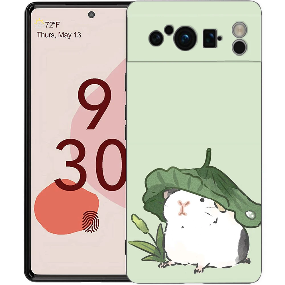 Für Google Pixel 10 Pro Handyhülle Pixel 9 Pro XL TPU Hülle Pixel 8 Pro 9A 8A 7A 7 6A 6 Pro Cover Tier Meerschweinchen Cavy Niedlich