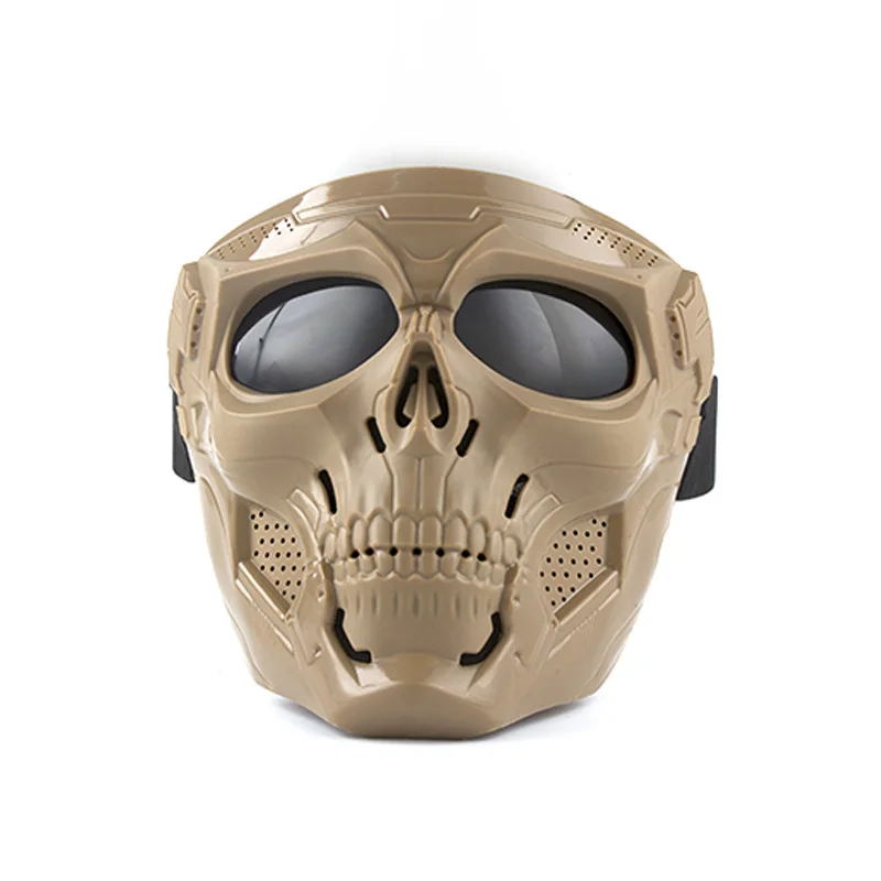 Explosion Proof CS War Game Paintball Skull Mask Anti-impact Shooting Airsoft Mask Goggles Outdoor Hunting Motorcycle Mask