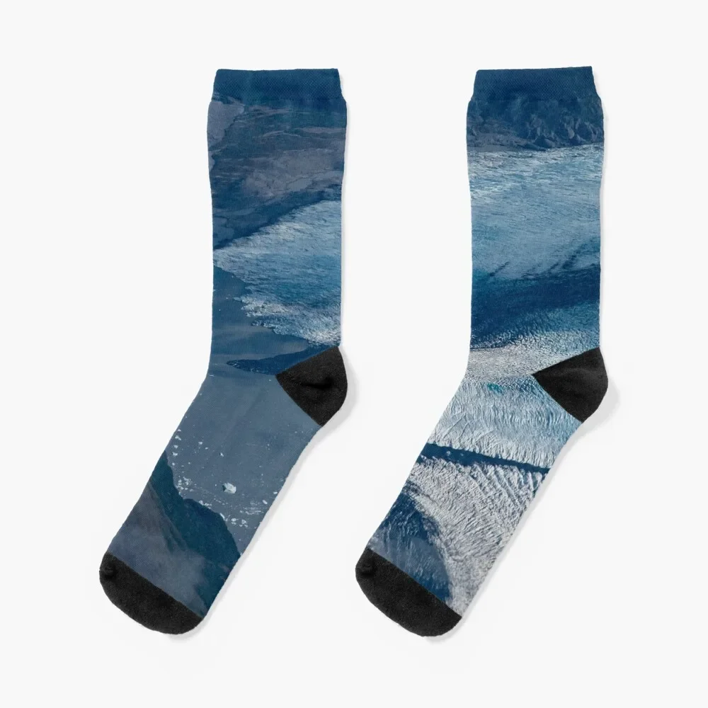 

Aerial Glacier - Alaska Socks retro fashionable shoes anime Socks For Man Women's