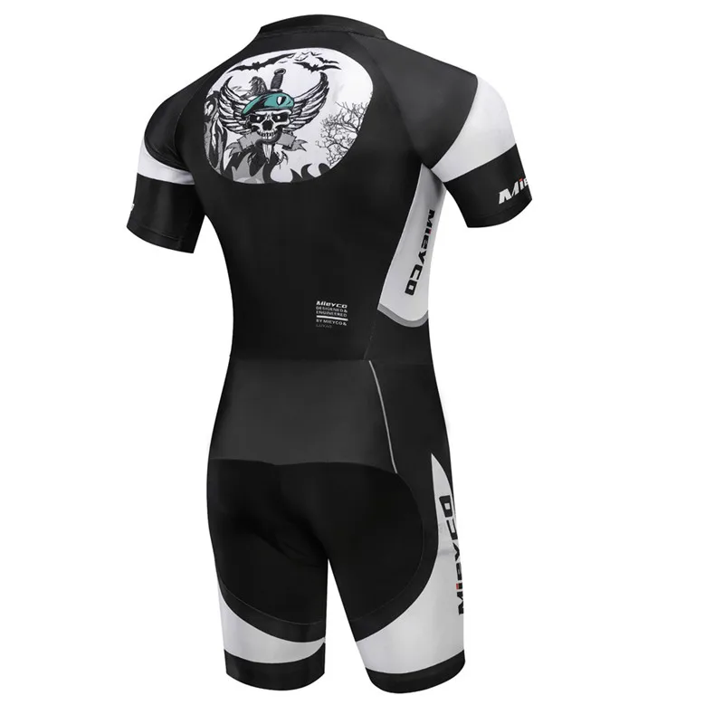 Mieyco Herren-Triathlon-Skinsuit, schnelltrocknender Einteiler, Tri-Anzug für Radfahren, Laufen, Schwimmen, Rennen, Team-Bike-Sportbekleidung – Detail 7
