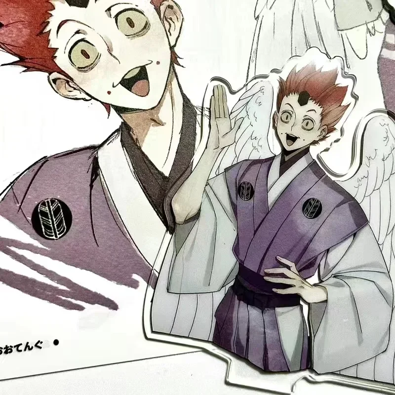 Anime Haikyuu!! Cosplay Standing Sign Cartoon Game Acrylic Ornament Mascot Xmas Birthday Gift At Halloween Table Decoration