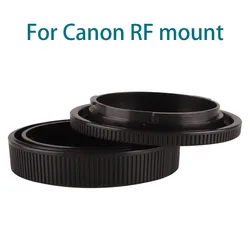 For Canon RF mount Lens Rear Cap / Camera Body Cap / Cap Set Plastic Black Lens Cover for EOS R RP R3 R5 R6 R7 R10 R6II R7II R5c