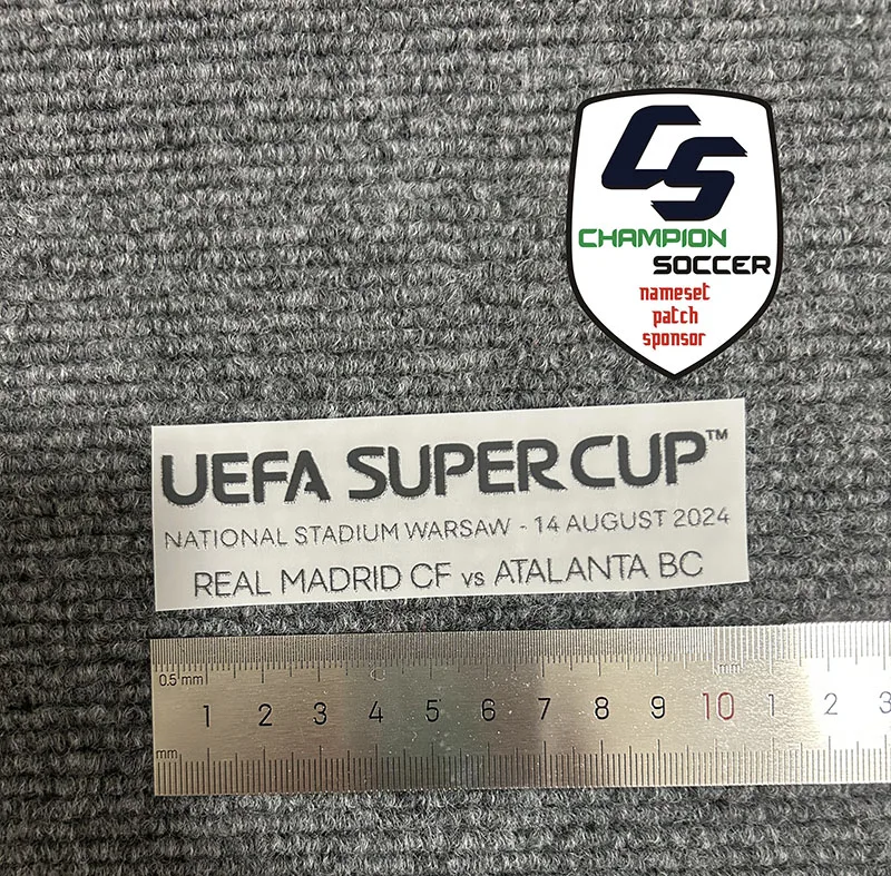 2024 super cup match day patch mdt patch