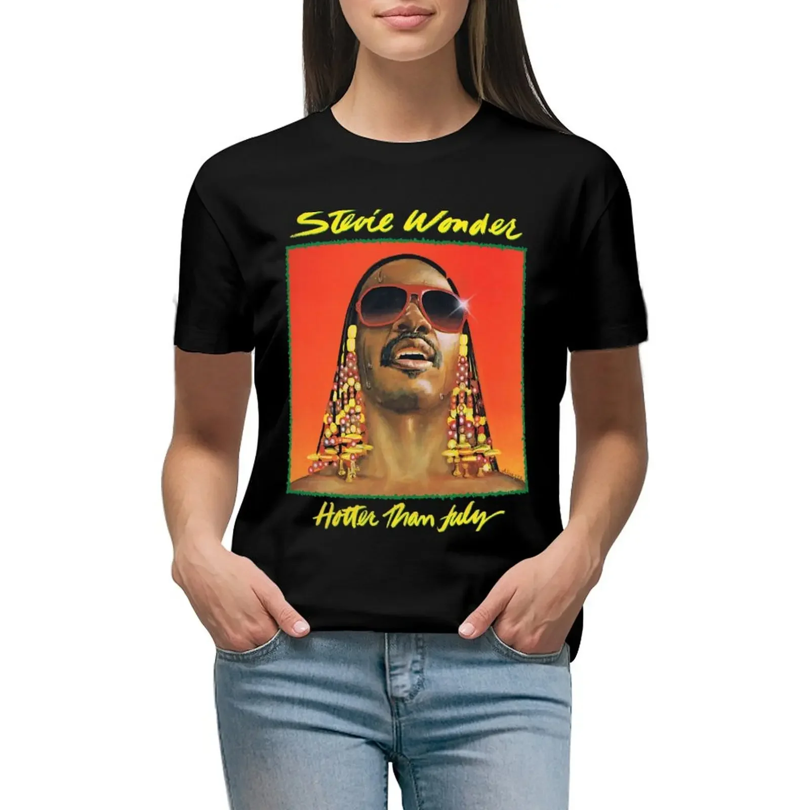 

STEVIE WONDER ALBUM 2018 CANCAN T-Shirt animal print shirt for girls Short sleeve tee cute t-shirts for Women