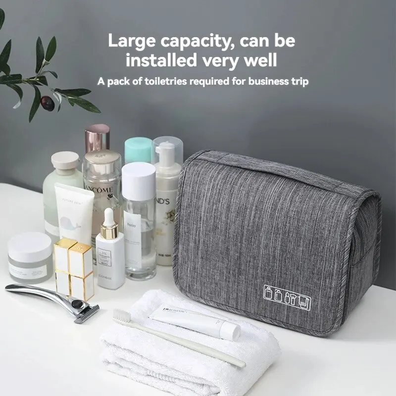 Foldable Toiletry Bag Organizer Hanging Storage Bag Bathroom Makeup Bag Case Cosmetic Bag Travel Bag For Travel Business