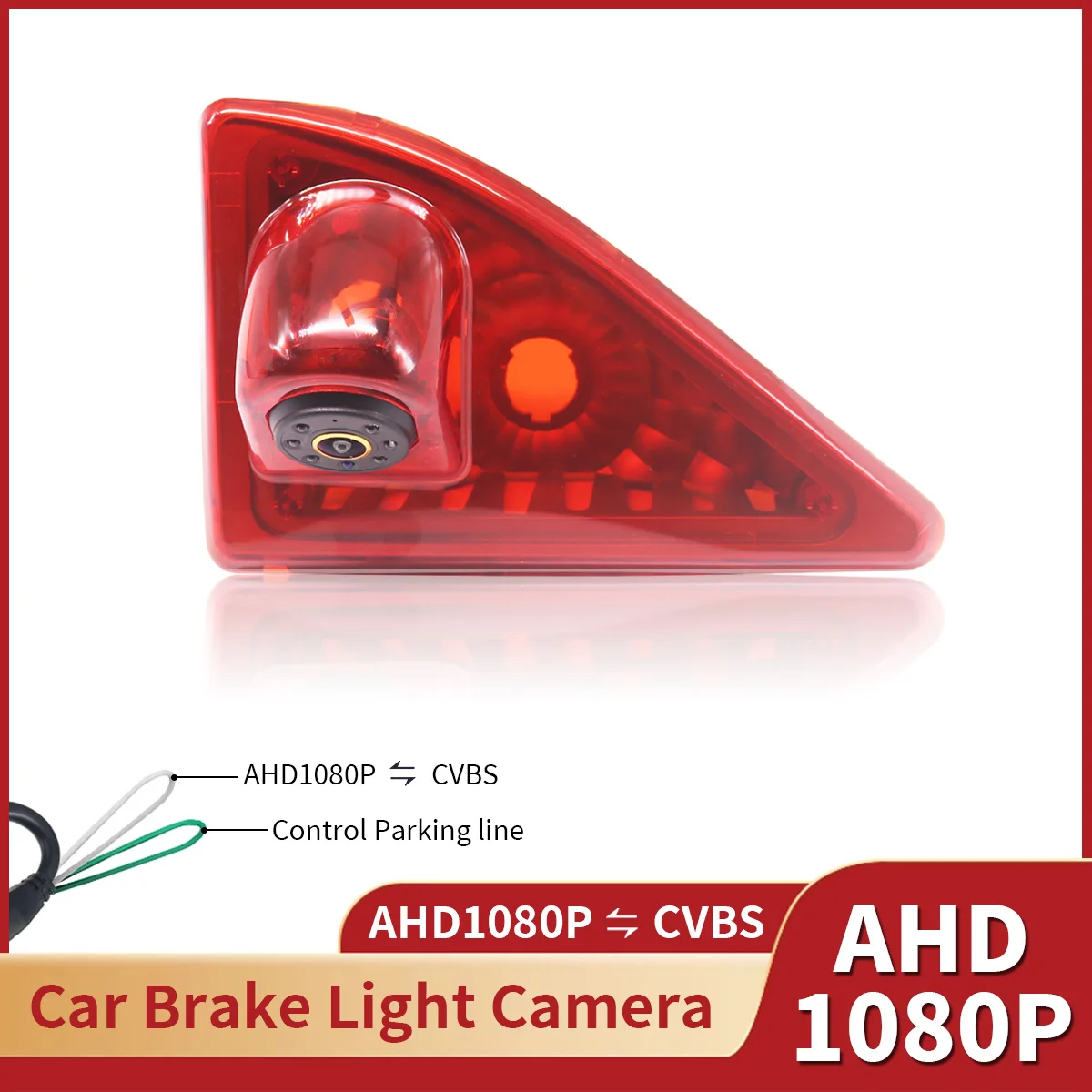 AHD 1080P Golden Lens Car Brake Light Rear View Reversing Camera For Nissan NV400 Renault Master 3 Opel Movano
