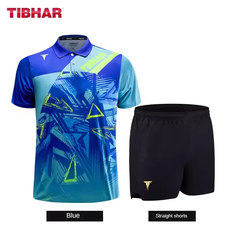 tibhar Sport  t-shirt polo Table tennis shorts jersey kids children Badminton Sport set  218159