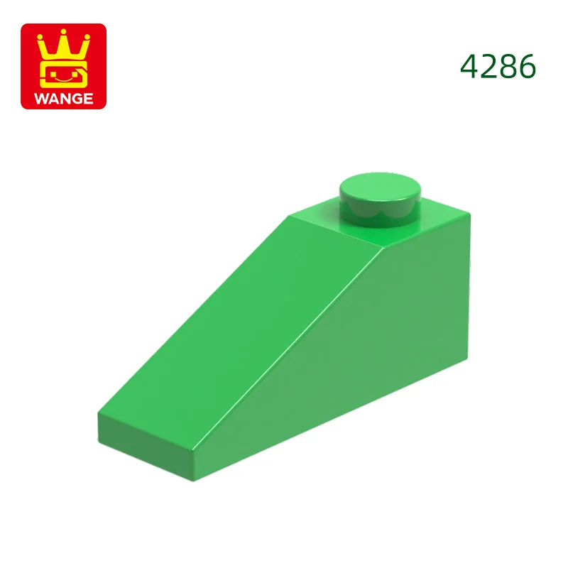 Wange 116 stks/partij 4286 1x3 Hellende Gebied Bouwstenen Moc Dak Accessoires Compatibel Met Schuine Bakstenen Kinderen Speelgoed Geschenk
