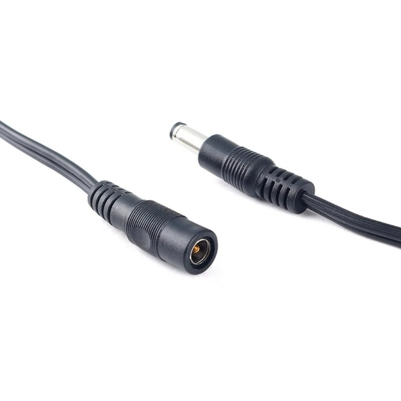 Male/Female Cigarette Socket to 5.5mm x 2.1mm Barrel Plug Cord, Car Cable Auto Power Supply Adapter