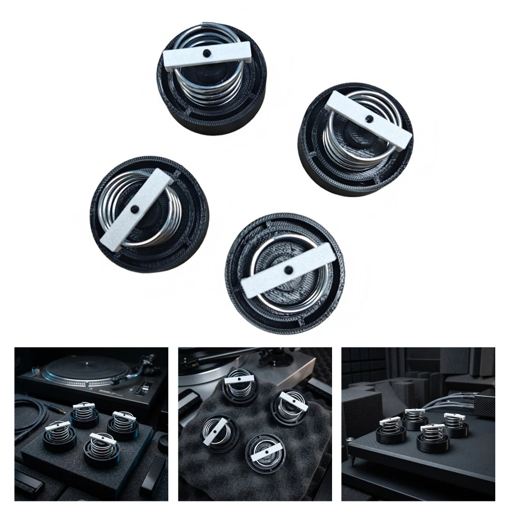 4pCS Shock Absorber Spring-Feet For Technics SL-DD20 SL-BD20 SL-QD33 Turntable Vibration Damping Stand Replacement