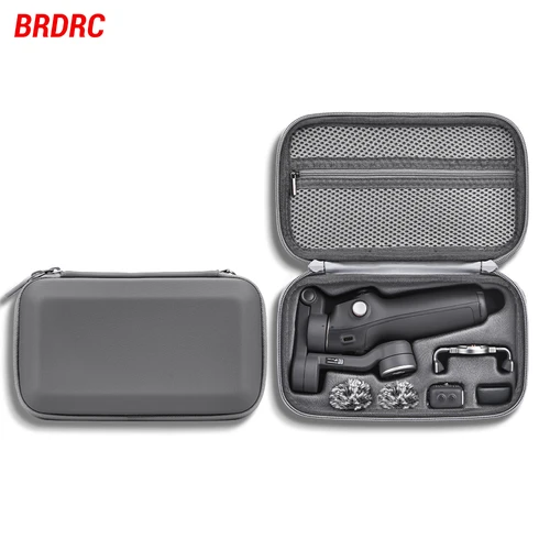 Imagen 1 del producto BRDRC OM 7 Estuche de transporte bolsa portátil para Osmo Mobile 7/7P accesorios de cardán para teléfono bolsa de almacenamiento de viaje bolsa dura con cuerda de mano