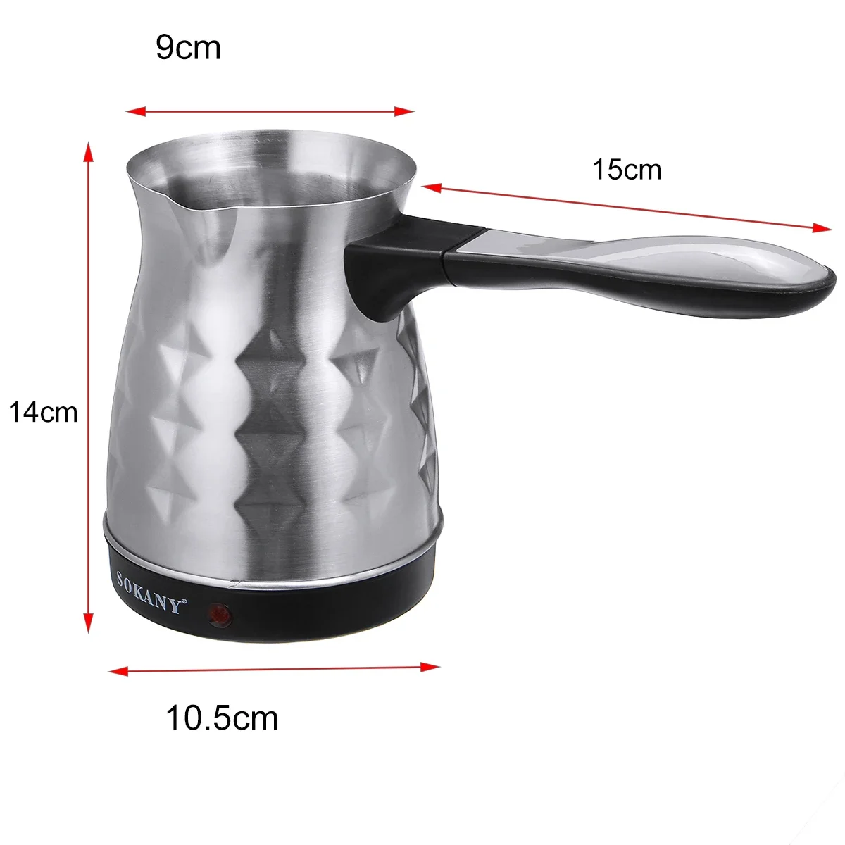 600W Turkish coffee pot  Maker Quick Heat Tea/Milk Making Machine Household Office plastic Italian espresso moka pot images - 6