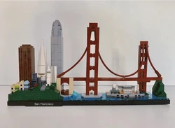 MOC DIY 21043 San Francisco City Building Block Model Suitable for Children's Toys Christmas Gifts