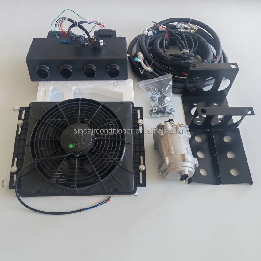 

Cooling Heating Electric 24V Car Under-dash AC Kit Other Air Conditioning System For 12V Auto RV Camper