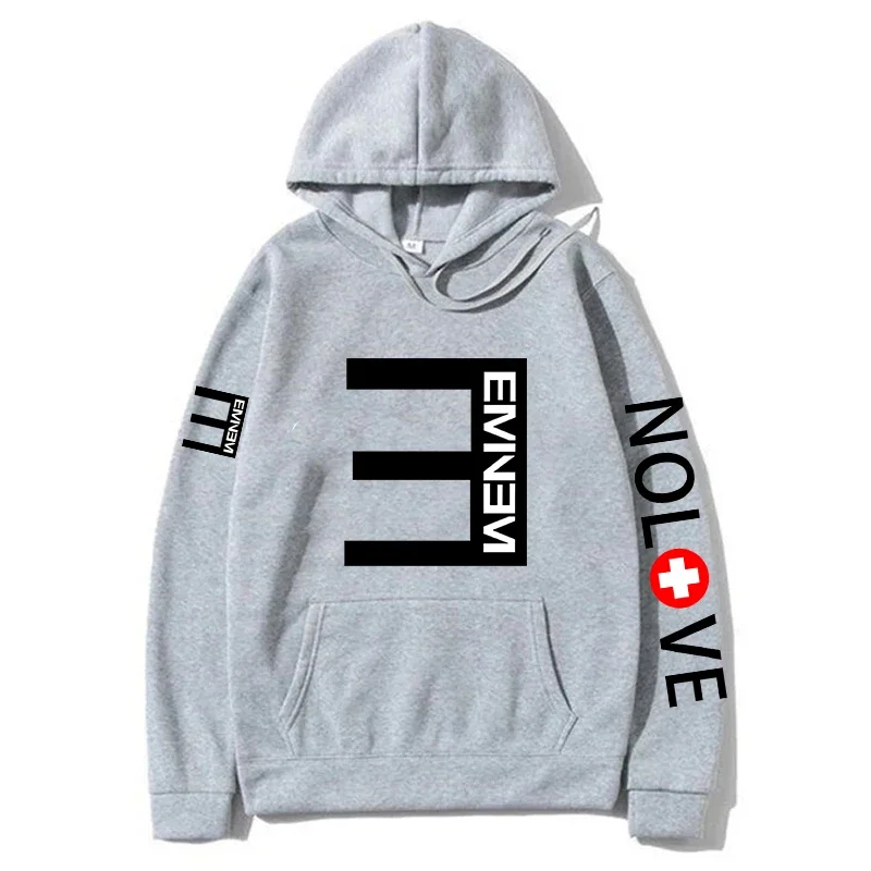 Rapper Eminem Music Album Men\'s Hoodies World Tour Gift for Fan Graphic Streetwear Men Women Hip Hop Style Oversized Sweatshirt
