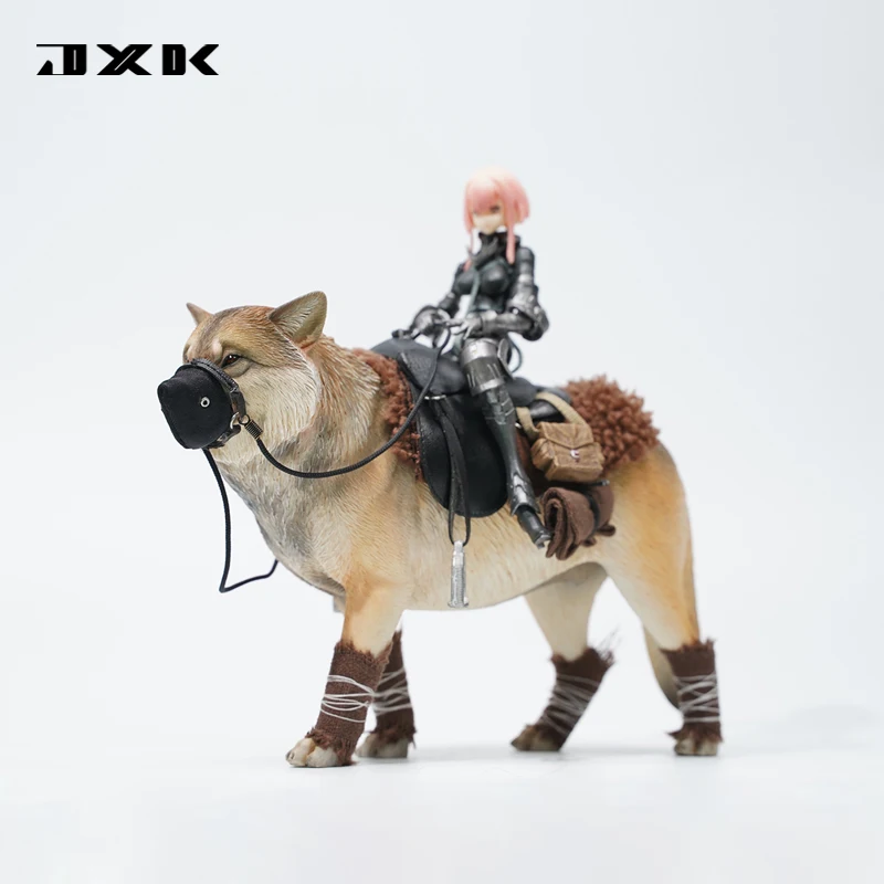 

2025 New Genuine 1/6 Xizang Wolf Simulation Fierce Dog Animal Model Ornament Toy Hand made Ornament DIY with GK Soldier Doll