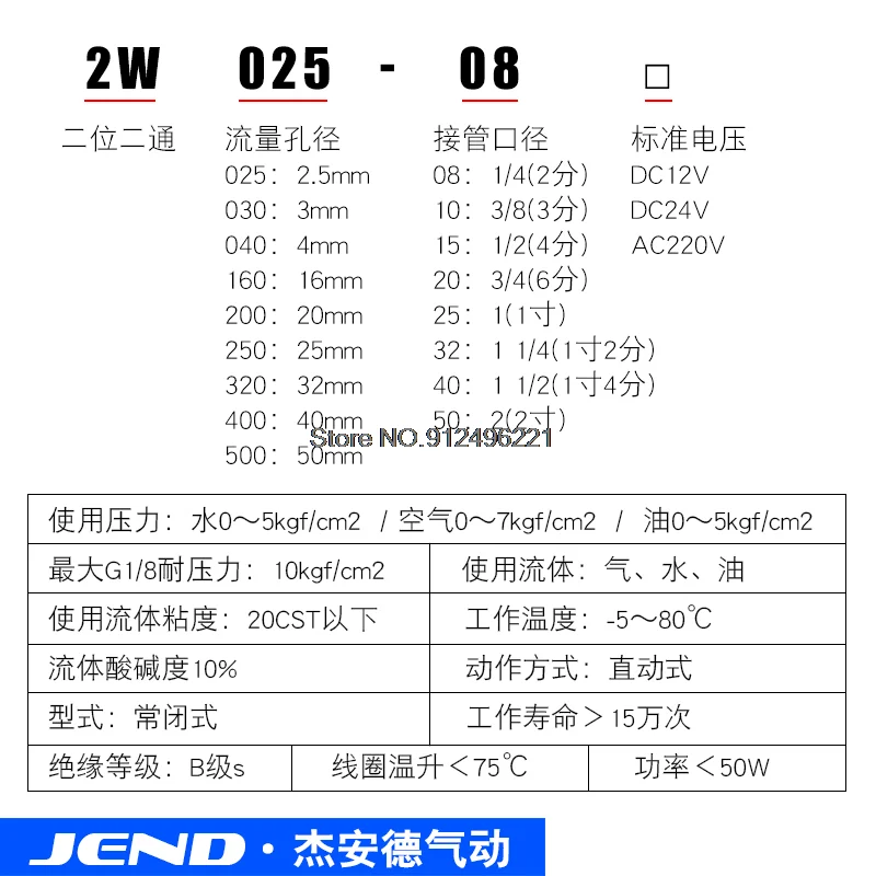 Normally Closed Solenoid Valve Water Valve Copper DN15 DN20 DN25 Stainless Steel Drain Valve 12V Valve Switch DC24V AC220V 2W
