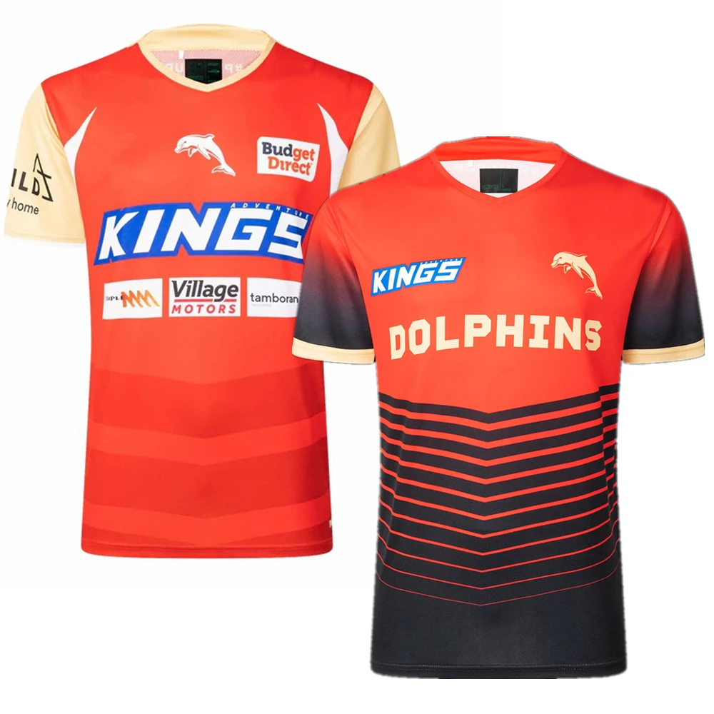 new 2025 Dolphins home away rugby jersey Australia Dolphins rugby shirt Training clothes vest t-shirt shorts singlet s-5xl