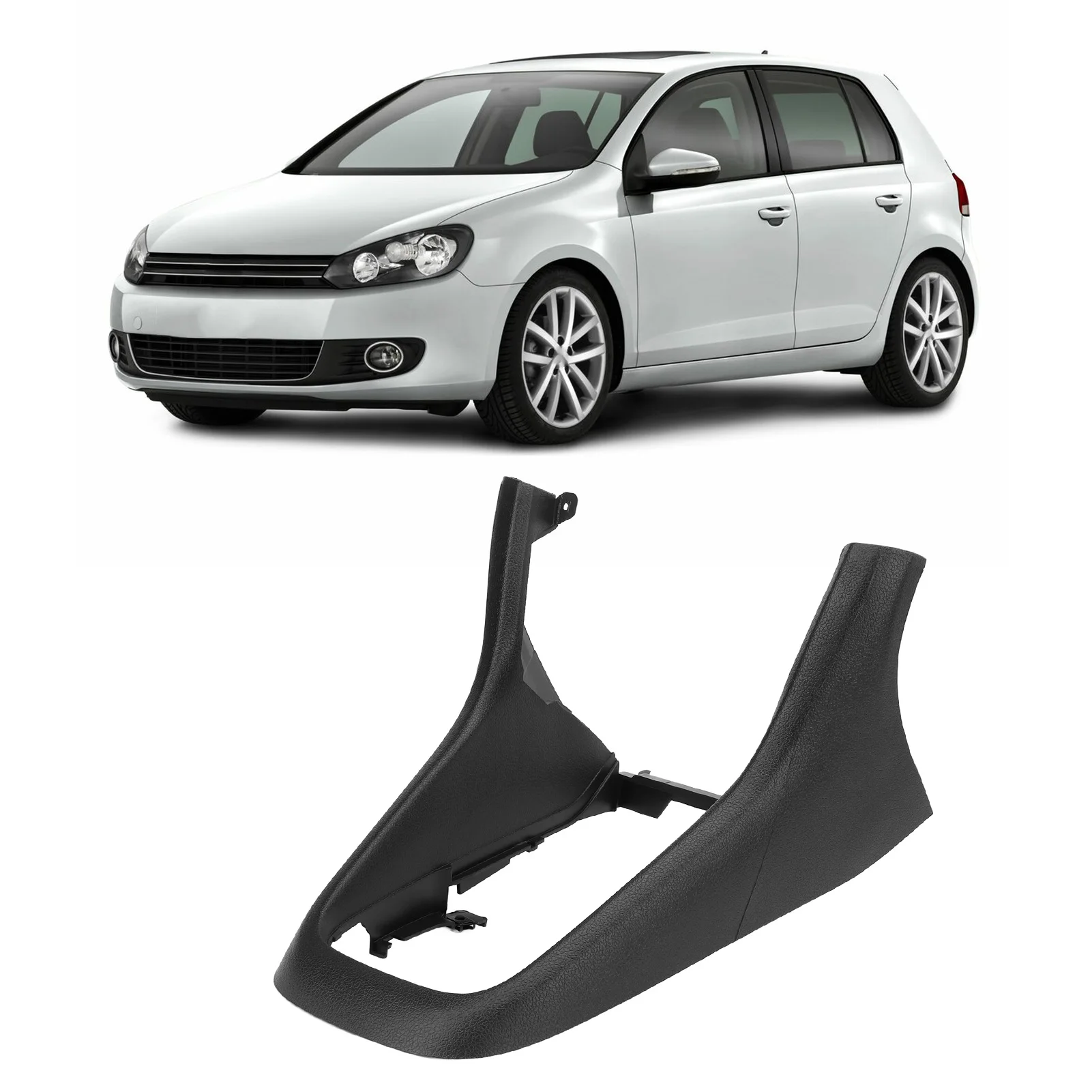 Center Console Cover Frame 5k0863680  Panel Cover Trim Interior Accessories for MK6 2009‑2013  Knob Panel Cover Trim