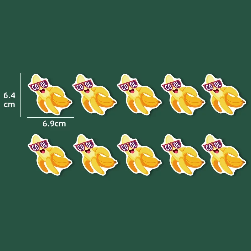 11pcs Set 20cm Monkey eat bananas Rewritable Magnetic Sticker Classroom Grouping Team Confrontation Games Learning Teaching Aids