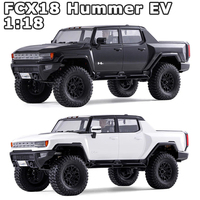 1:18 FCX18 Hummer EV Pickup Truck RTR for FMS Electric Climbing Off Road Vehicle RC Car New Energy Off-Road Pickup Alloy Toys