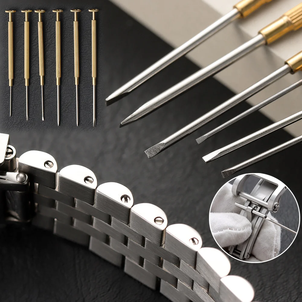 for Rolex for Watch Strap Jewelry Tools Quality Micro Precision Screwdriver Set Mini Watchmakers Tools Metal Slotted Screwdriver