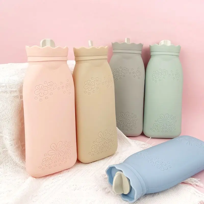 Silicone Cat\'s Paw Hot Water Bag Water Injection Small Mini Hot-Water Bag Irrigation Thickened Explosion-Proof Hand Warmer