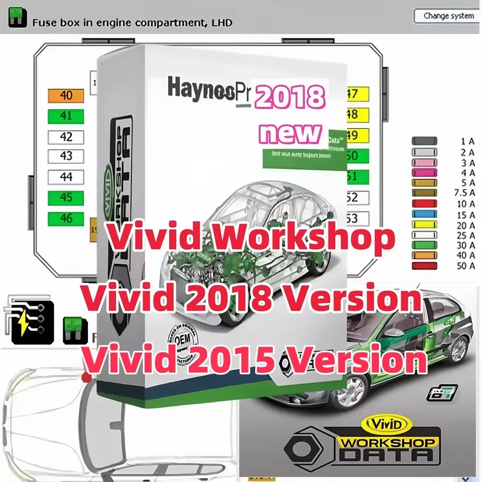 

2025 caliente! Software de reparación de automóviles HAYNES/PRO Vivid 2018 Taller DATOS Multi idiomas Windows 10 Atris-Technik E