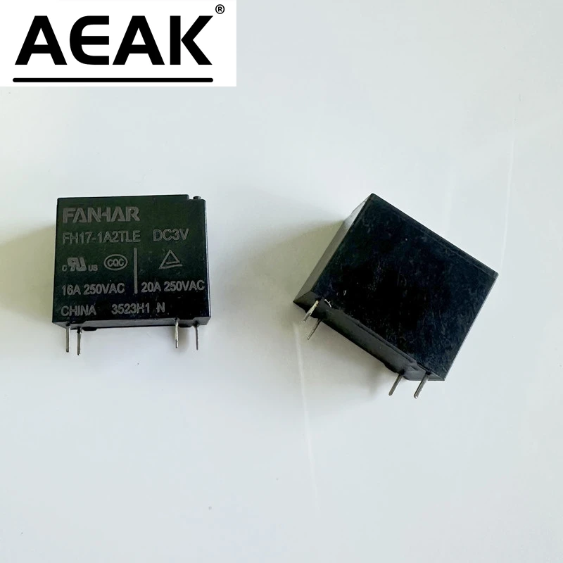 FANHAR Relay module FH17-1A2TLE-DC3V(SS) 16A 250VAC 20A 250VAC Original New AEAK