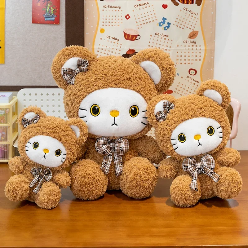 

Новые 23/30/40 см плюшевые игрушки Китти Kawaii мягкая плюшевая кукла аниме мультфильм домашний декор подарок для девочек и детей