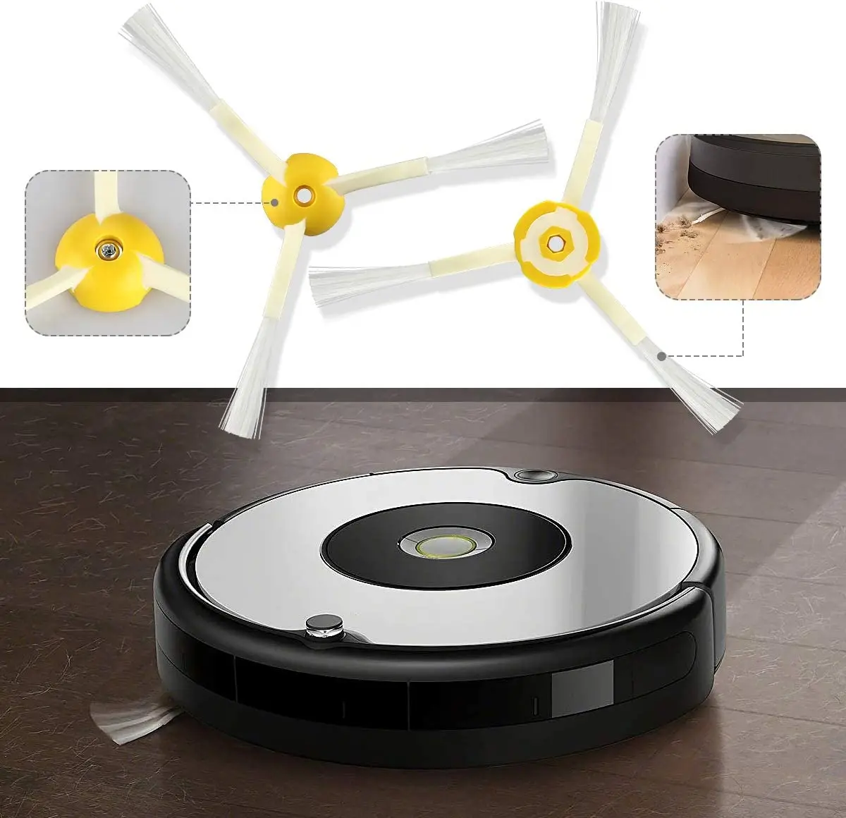 Roomba Accessoire Kit Voor Irobot Roomba 880 805 860 870 890 960 980 Stofzuiger Zwenkwiel, hepa Filter & Side Borstel