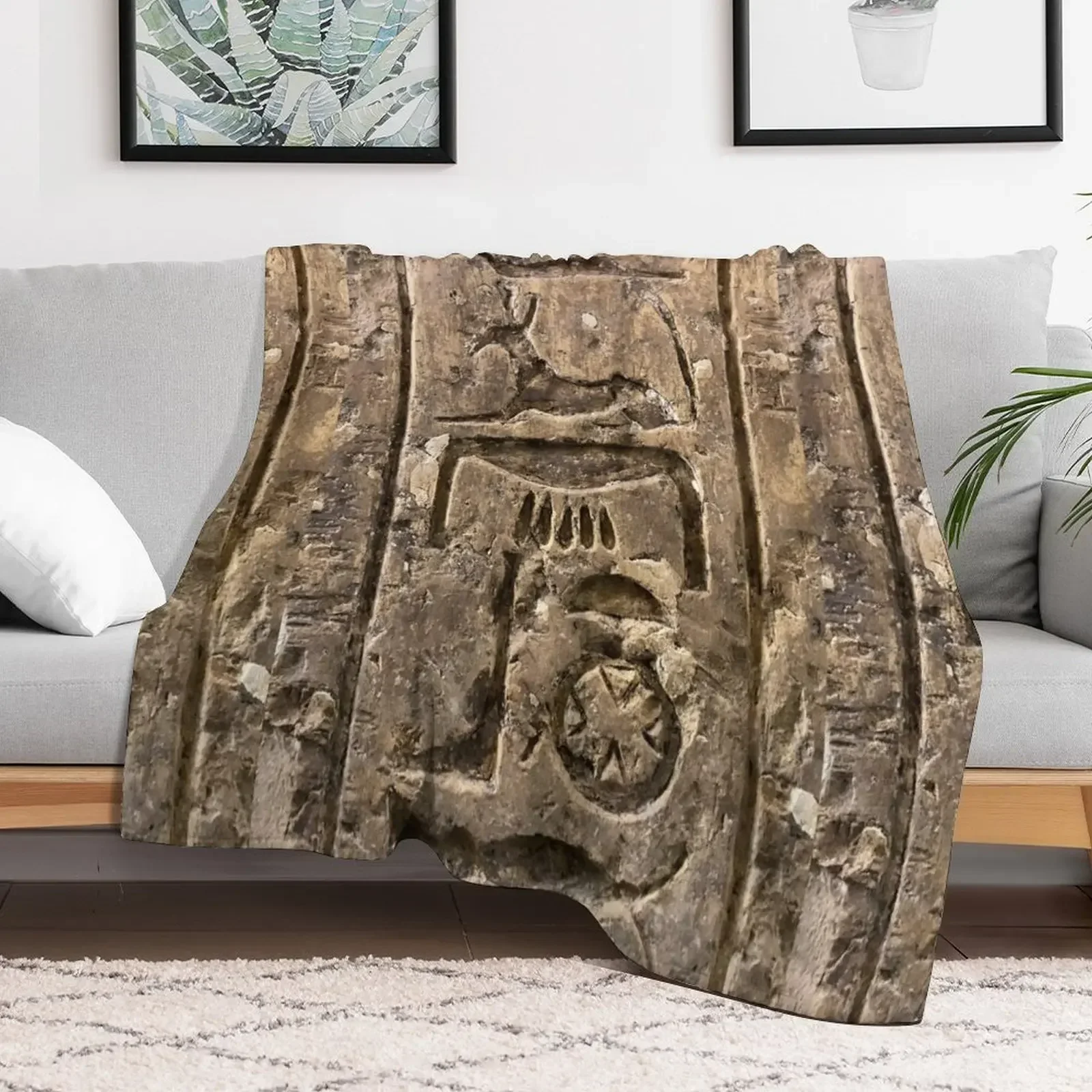 Nubty (The Ancient Egyptian God Set/Seth) Throw Blanket Flannel Personalized Gift Thin Blankets