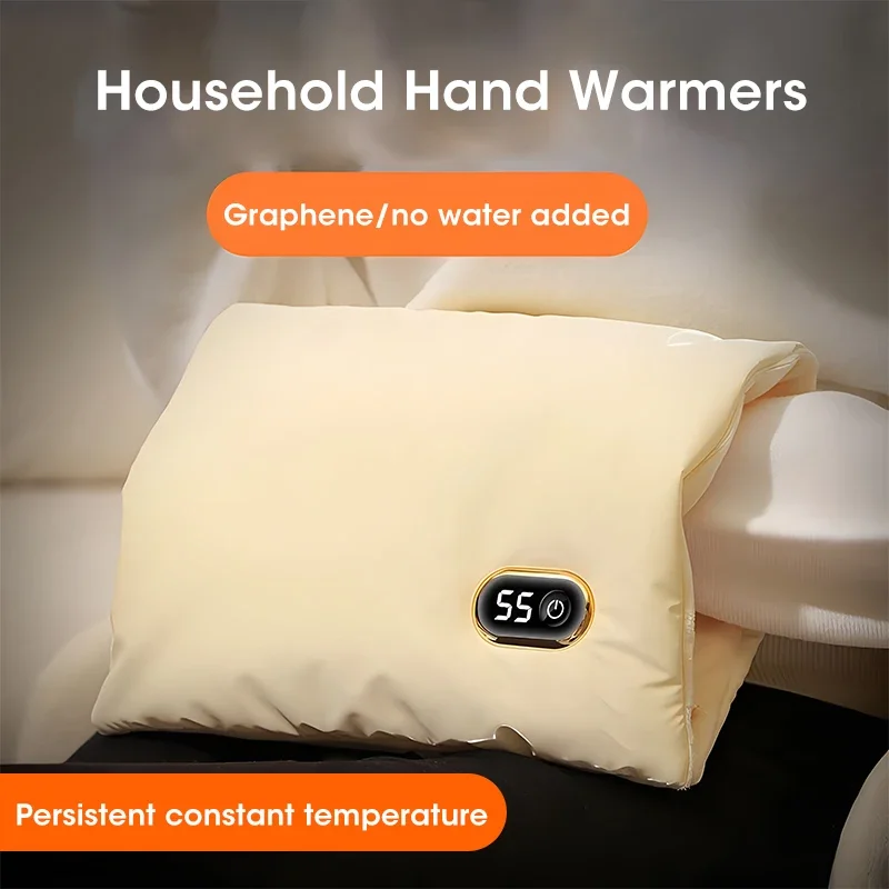 Electric Portabale Warmer Hand Warmer Winter Graphene Heating Pad Electric Body Belly Heater Warmer Mat USB Connect