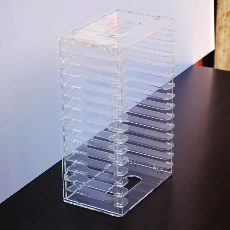 

A&C Clear Stackable Cd Case Storage Tower Rack Holder