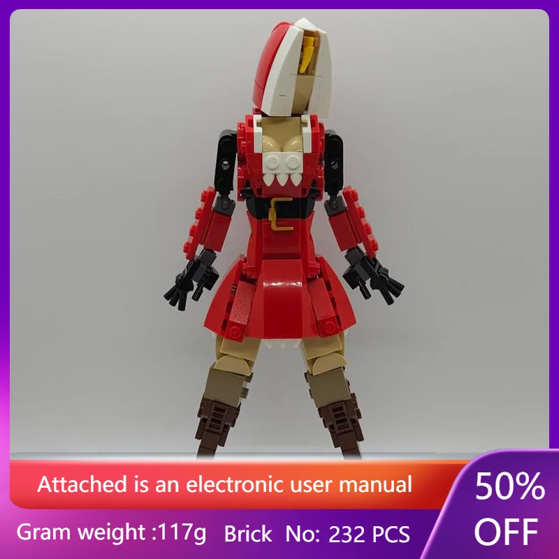 

Building Block Toy Model MOC Statue Doll Santa Lady 232 Parts Display Piece Christmas Gift For Boys Adults Children