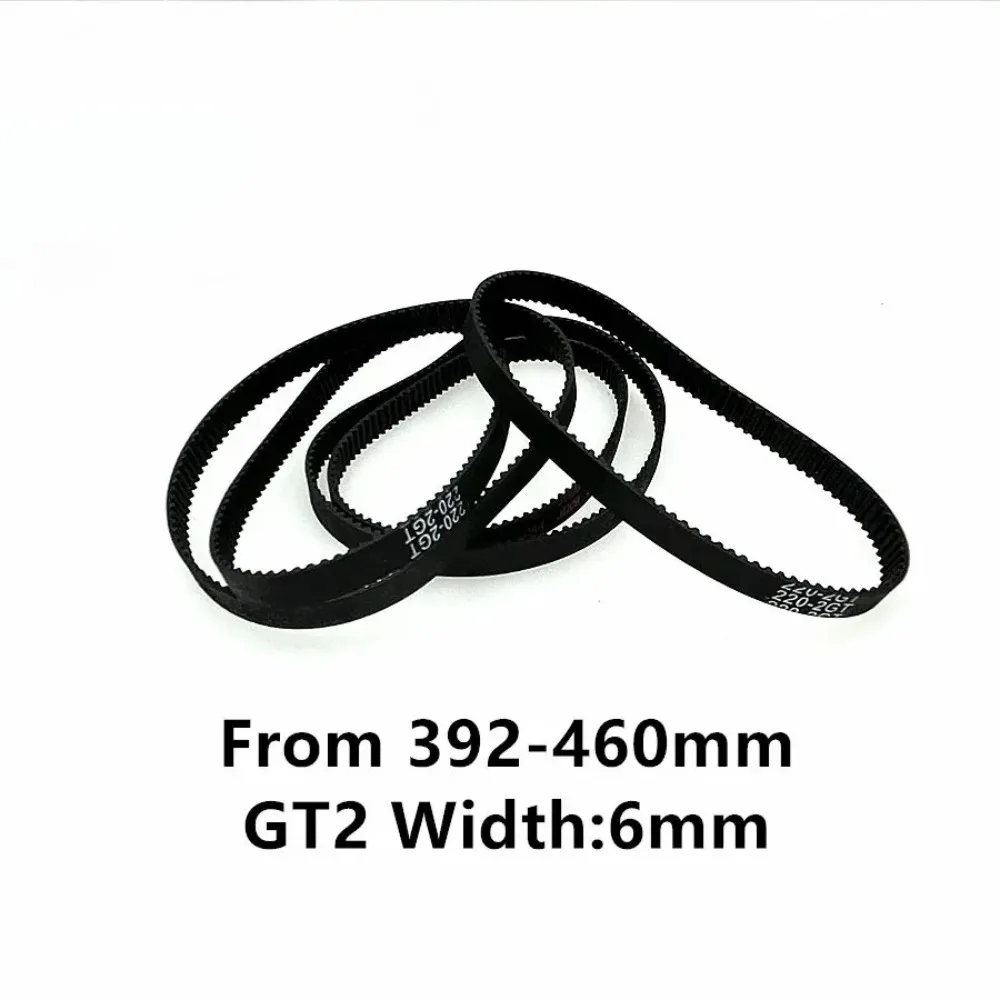 3D części drukarki GT2 6mm pętla zamknięta gumowy pasek rozrządu 392 396 400 406 410 420 426 430 436 440 444 450 454 460mm 2GT 1 sztuk — zdjęcie 5