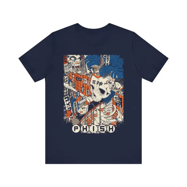 Aesthetic Phish Band Rock Music Graphic Unisex Short Sleeve T-Shirt