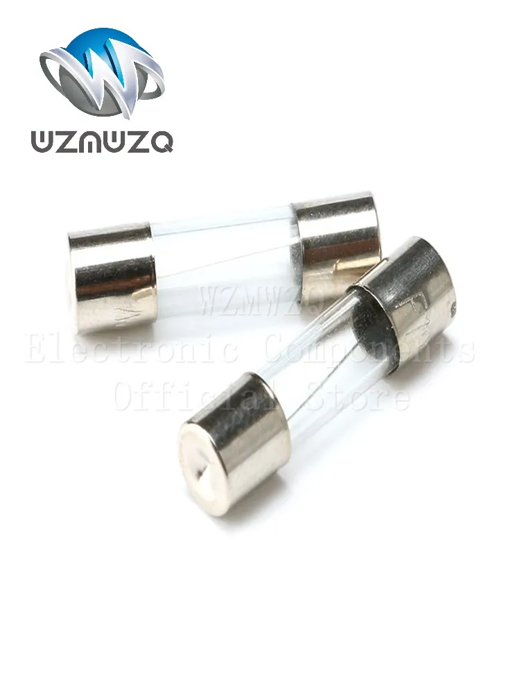 10PCS 5*20mm 250V Amps Induction cooker Glass fuse With lead F T F1A 2A 3A 4A 5A 6.3A 8A 10A 12A 15A 20A5*20 6*30 fast acting