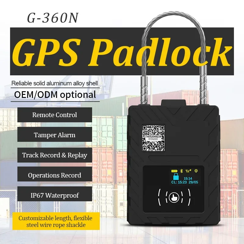 G360N Cargo GPS Tracking E Lock HHD G-360N Wire Padlock