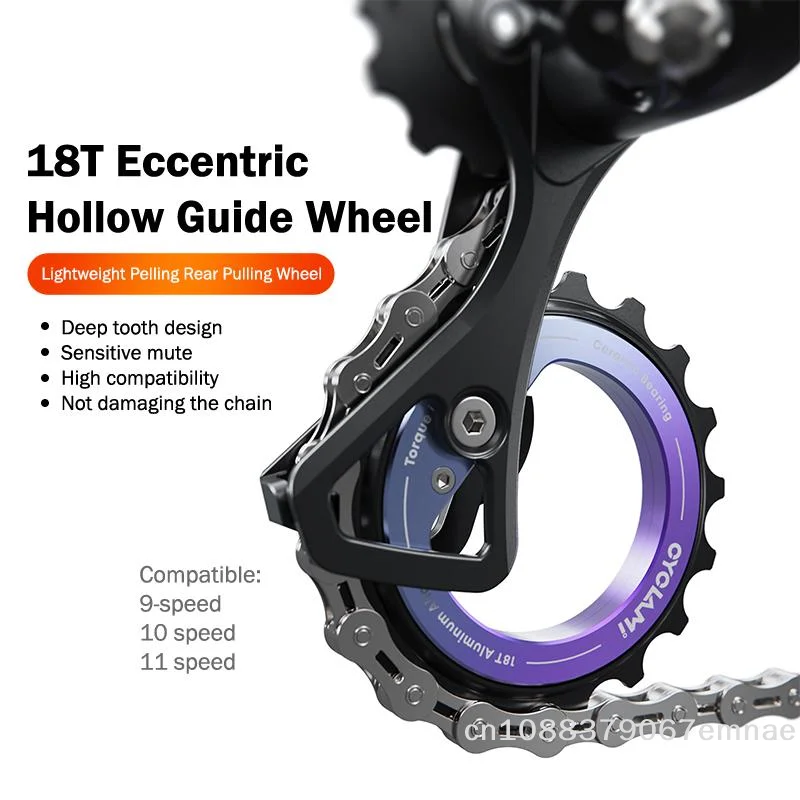 

[ZYAS][ZYAS] Комплект для модернизации заднего переключателя скоростей велосипеда: полый эксцентриковый ролик 18T с подшипником для R8000 R7000, для самостоятельной установки на шоссейный велосипед