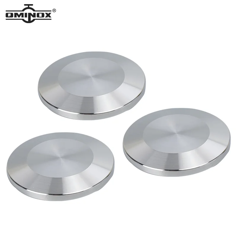 QMINOX Stainless Steel SS304 Aluminum KF Blank flange NW25 Vacuum Flange Blank KF Vacuum Fittings KF16 KF25 KF40 KF50